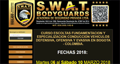 Desktop Screenshot of bodyguards.com.co
